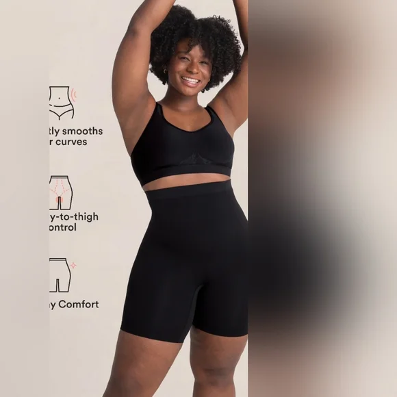 Empetua-High-Waisted Shaper Shorts - Picture 3 of 12